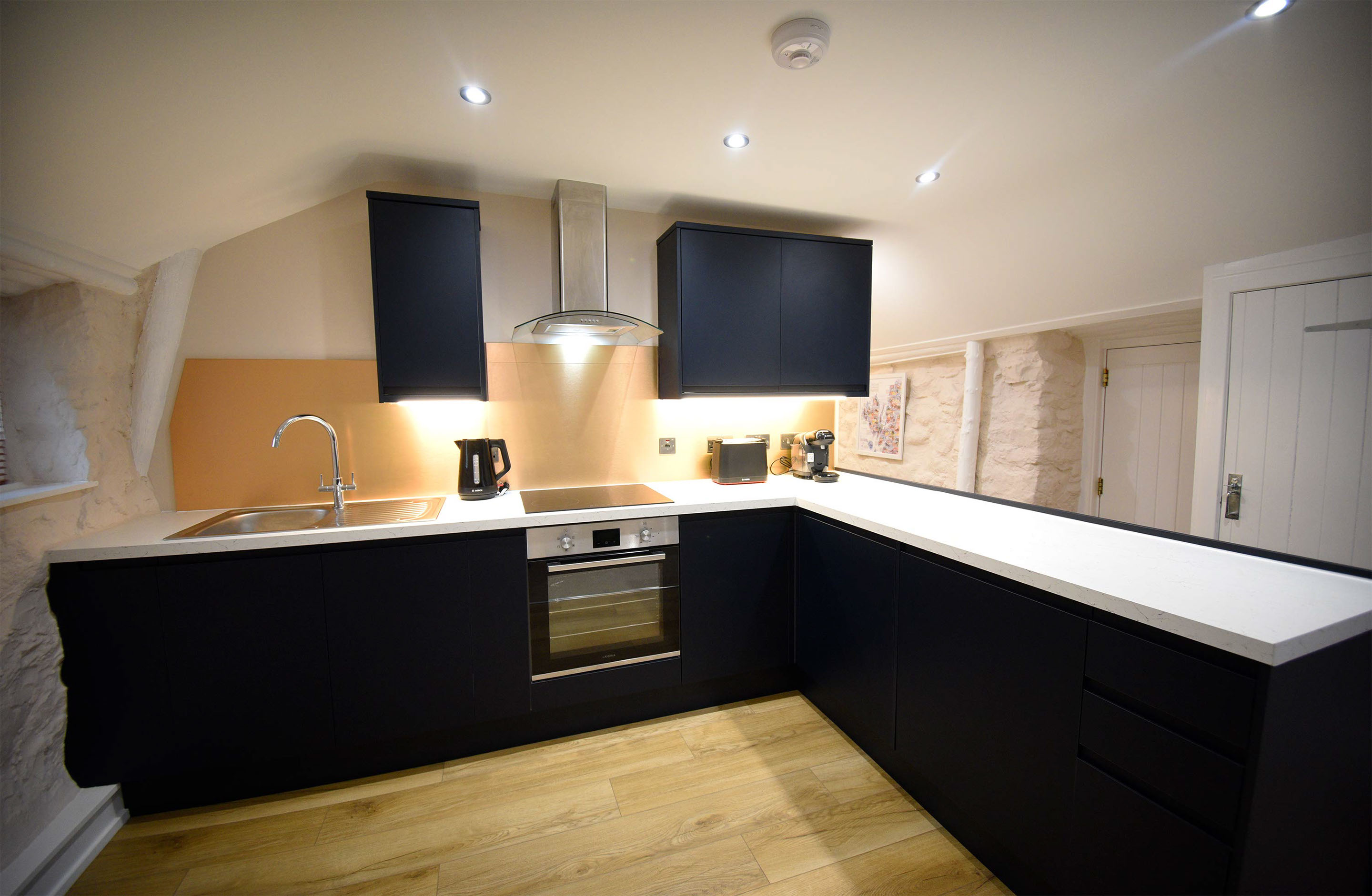 Our self catering accommodation in Luib on the Isle of Skye features a modern kitchen